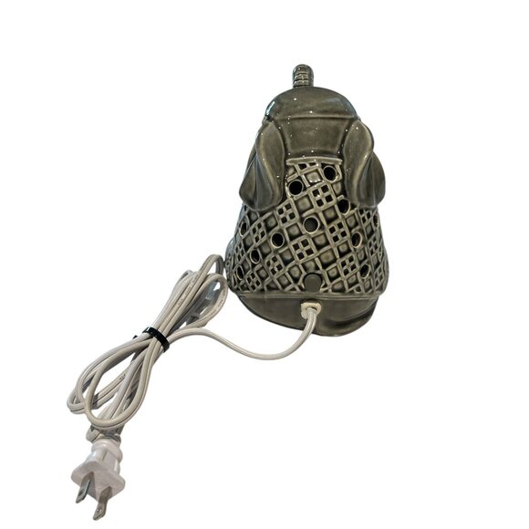 BETTER HOMES & GARDENS Ceramic Elephant Lamp 6" High Grey ***READ - Picture 6 of 10